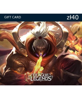 League of Legends PLN 40 Prepaid RP Card Key EUROPE